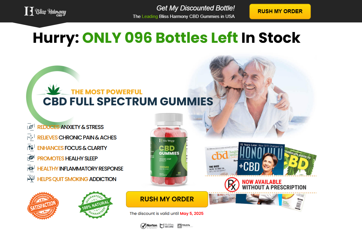 Bliss Harmony CBD Gummies