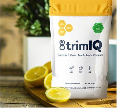 TrimIQ UK Supplement Bottle – Plant-Based Weight Loss Formula