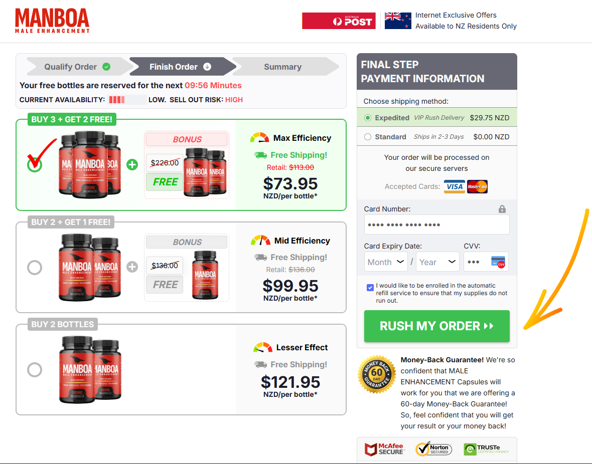 ManBoa ME Capsules NZ