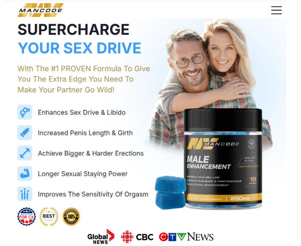 MANCODE Male Enhancement Gummies Canada